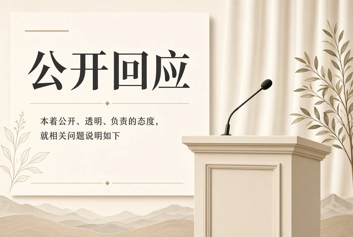 公开回应栏目图片